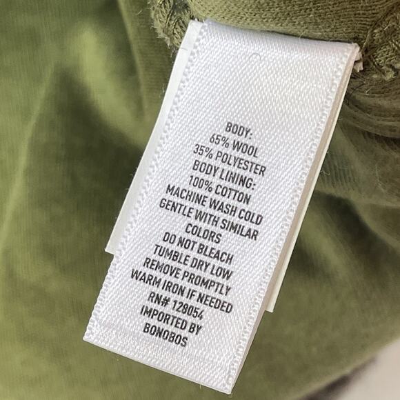 Bonobos x Lanificio Roma Wool Pullover Sweater Men M Preppy Old Money Italian - Picture 5 of 6